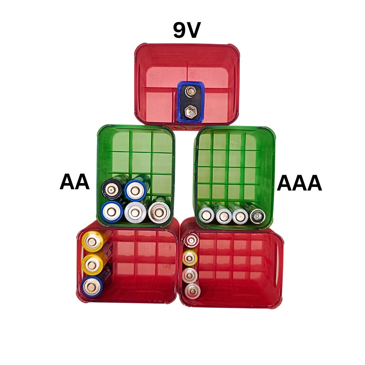 Batterie Organizer Verschiedene Größen / Gadget / Batteriekästen / Batteriekisten